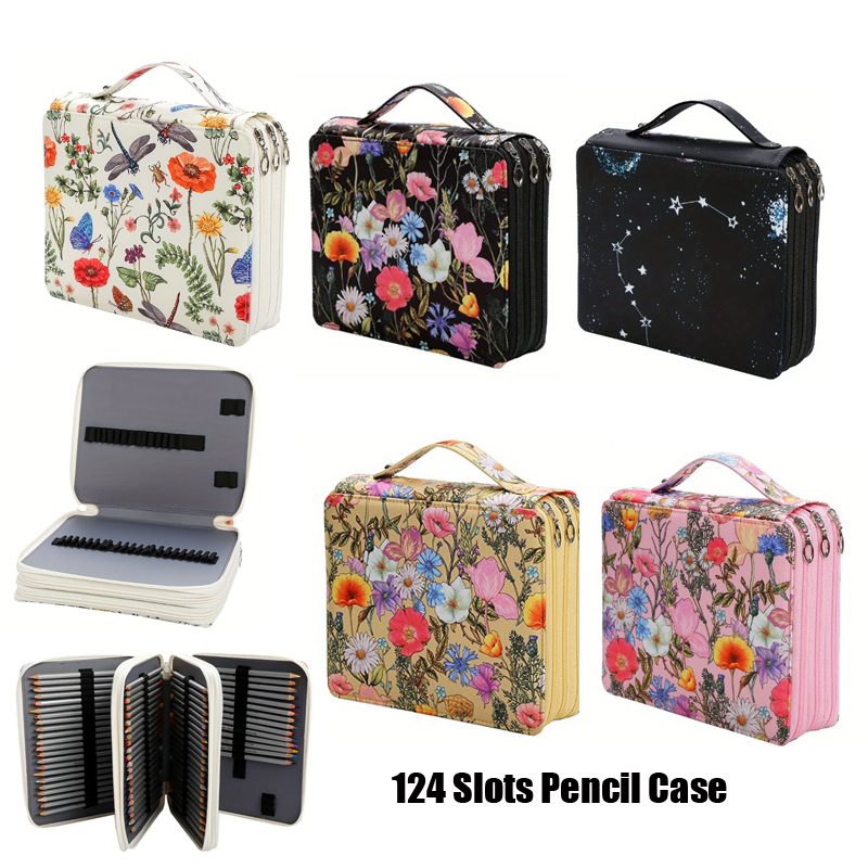 Pencil Case Large - 124 Slots Pencil Case School Pencilcase