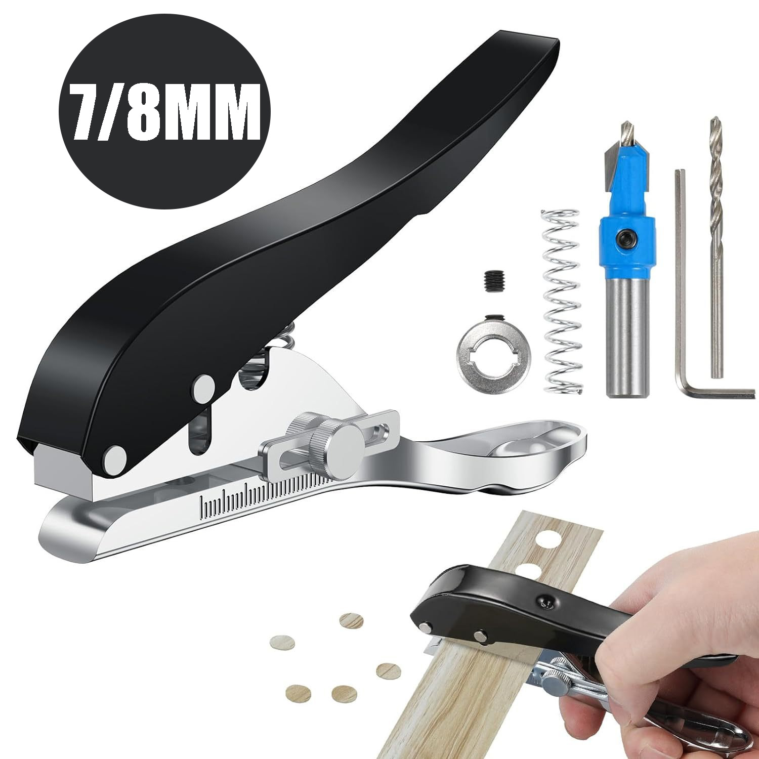 Paper Punch 3 Hole - Hole Punch 3/8 Inch-8/10mm Single Hole
