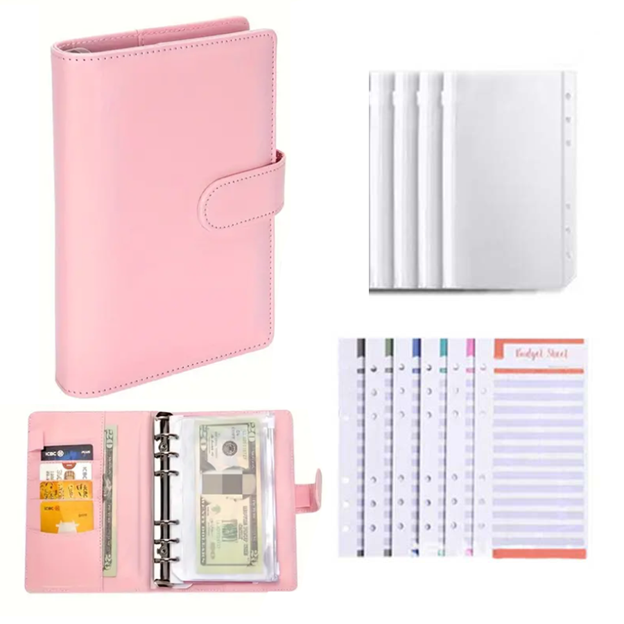Planner Weekly Budget - PU Leather Budget Binder With Cash