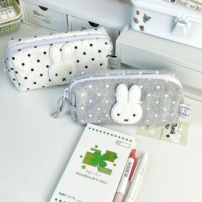 Miffy rabbit cute creative car - Pencil Case Large ulasan dan harga