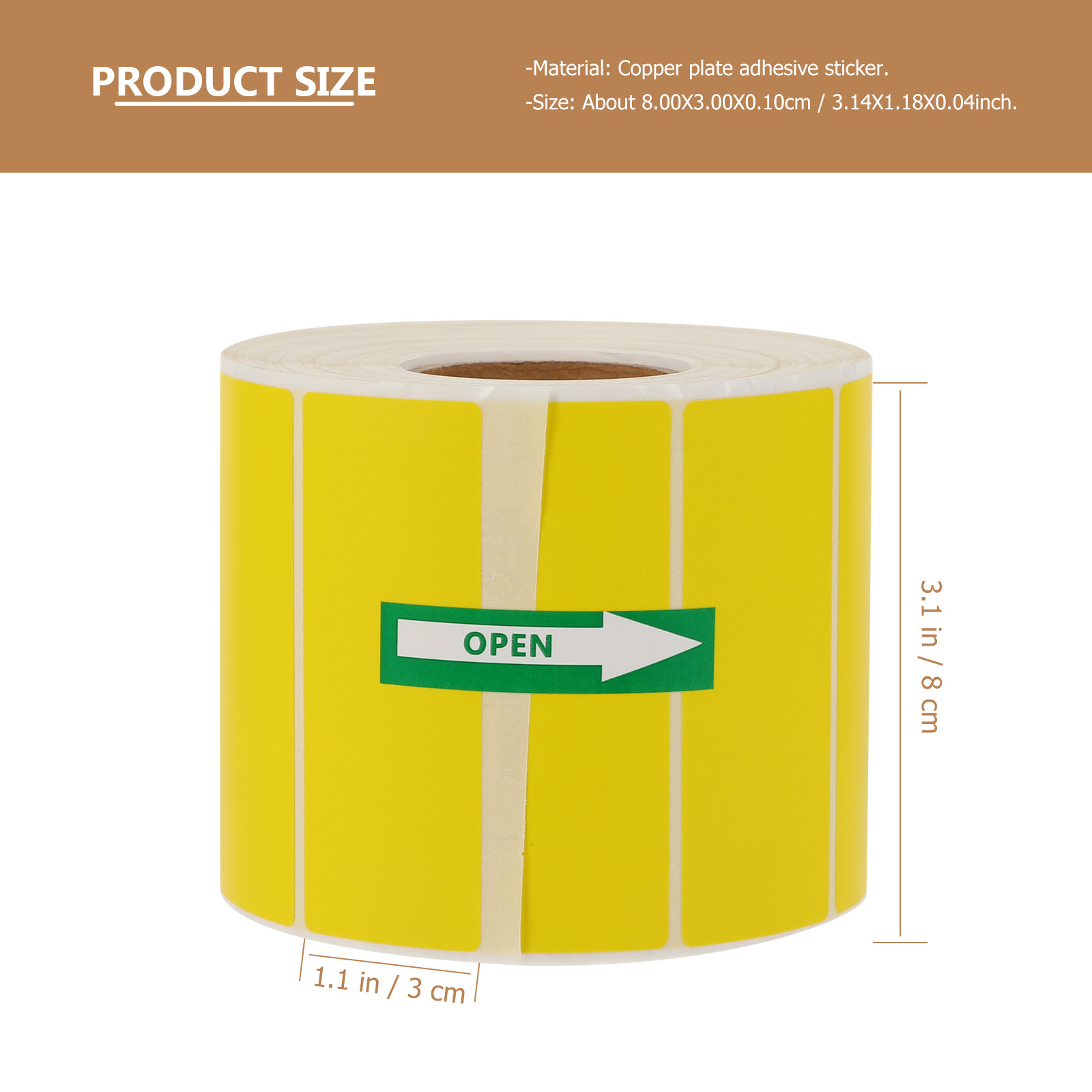 1 Roll Color Label Stickers El - Sticker Label Roll ulasan dan harga
