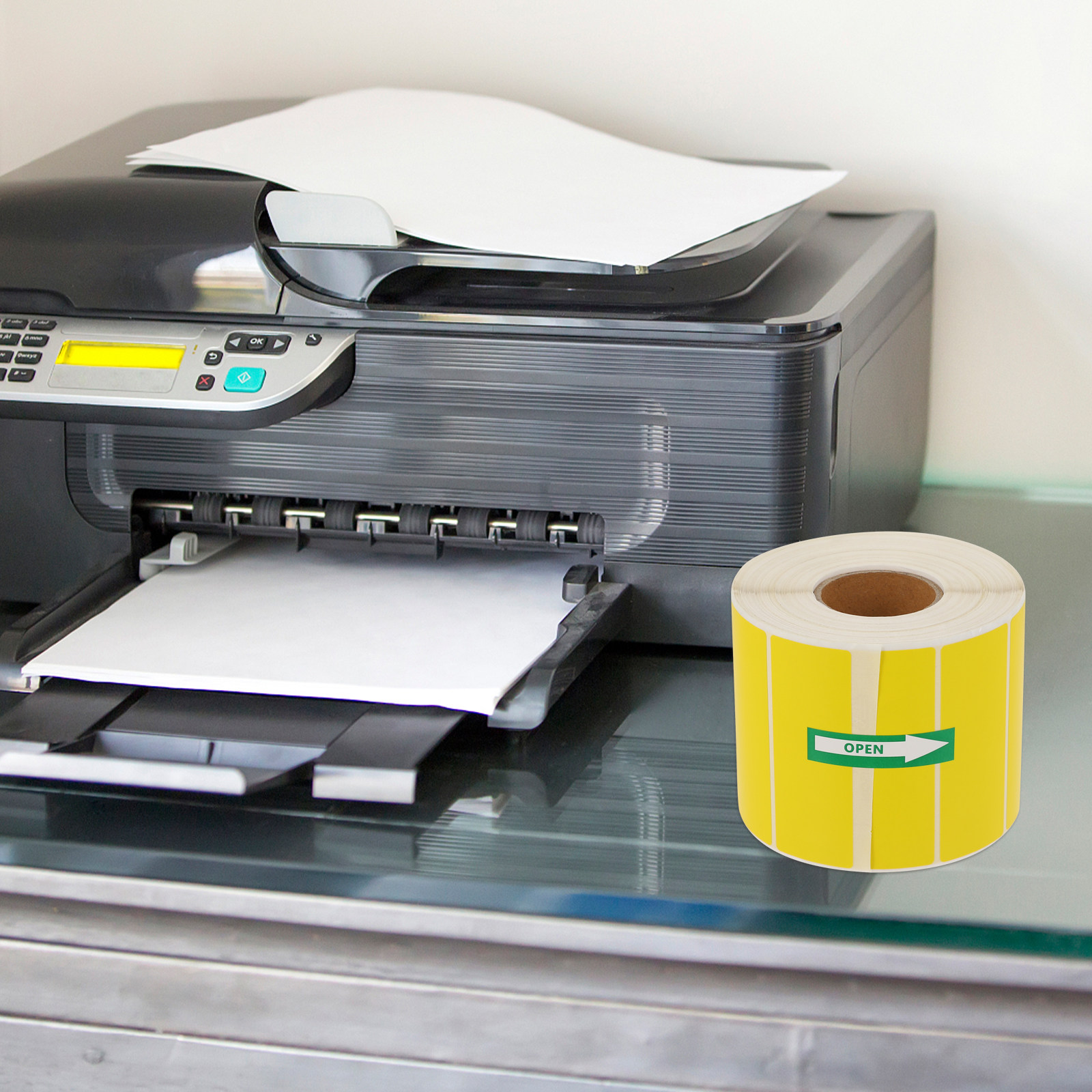1 Roll Color Label Stickers El - Sticker Label Roll ulasan dan harga