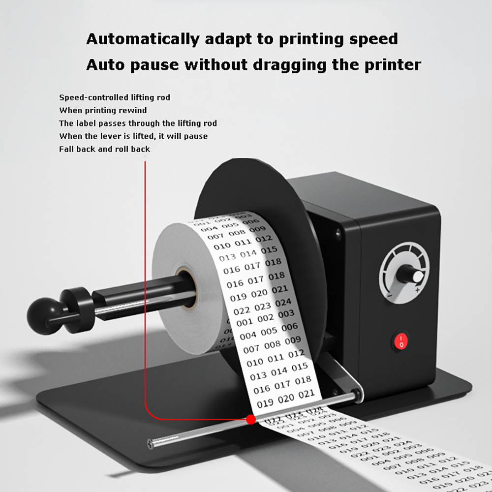Automatic Label Rewinder Bi-di - Sticker Label Roll ulasan dan harga