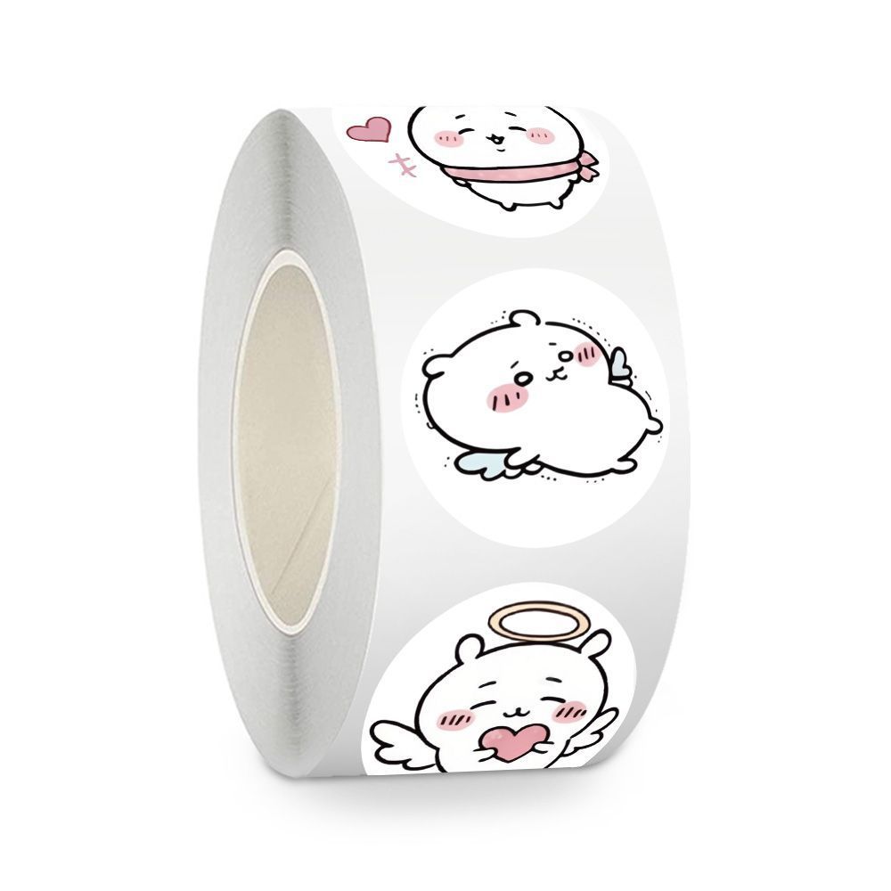 jiyi Stickers Roll 500 Pcs Kaw - Sticker Label Roll ulasan dan harga