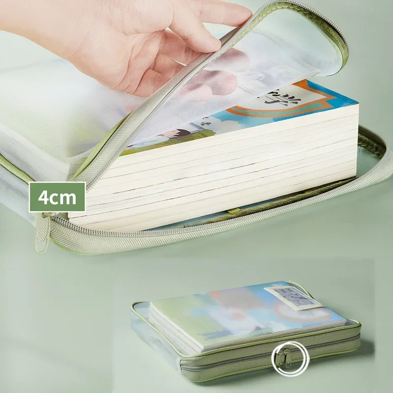 A4 Clear Mesh Zipper Document  - Portfolio Folder Zip ulasan dan harga