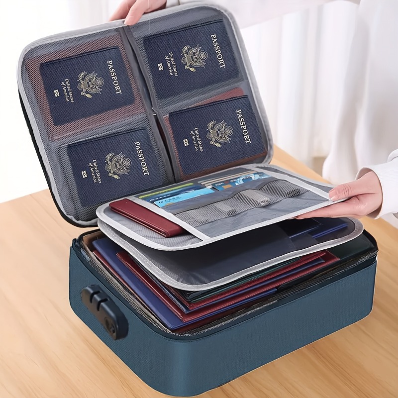 Lockable File Storage Bag,3-La - Portfolio Folder Zip ulasan dan harga