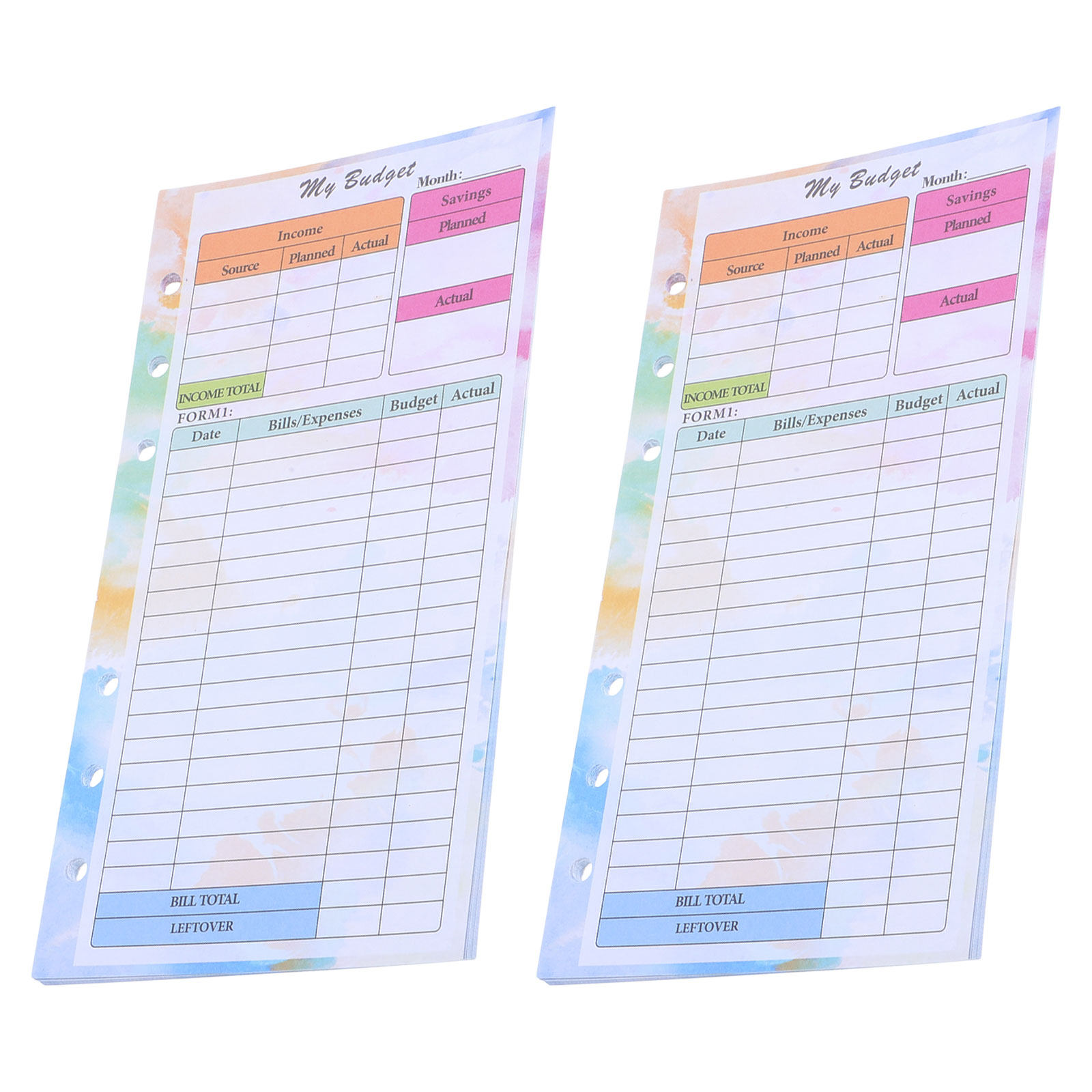 28Sheets A6 Planner Refillable - Planner Weekly Budget ulasan dan harga