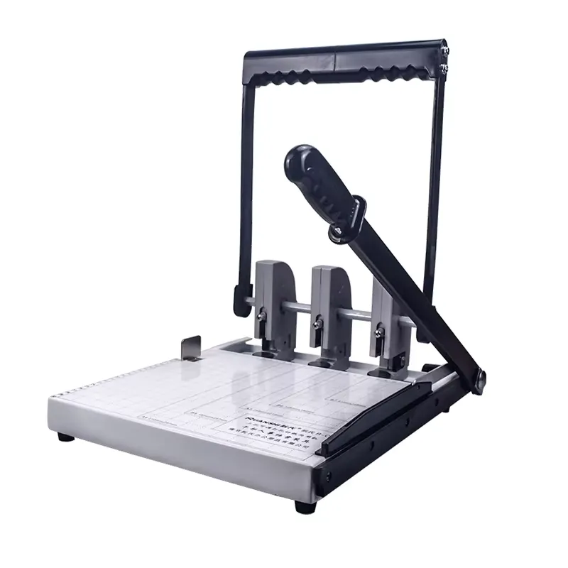 3-Hole Punch with Paper Cutter - Paper Punch 3 Hole ulasan dan harga