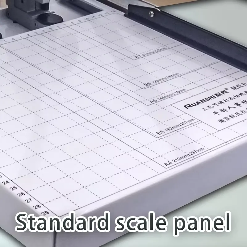 3-Hole Punch with Paper Cutter - Paper Punch 3 Hole ulasan dan harga