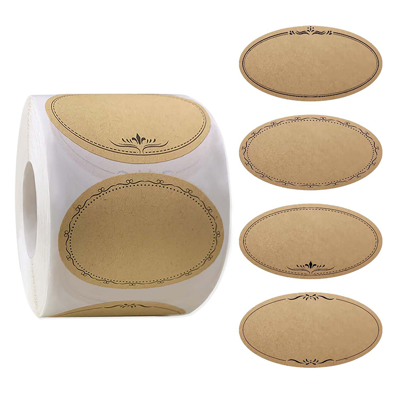 250 Stickers/Roll 2.5*1.4in Kr - Sticker Label Roll ulasan dan harga