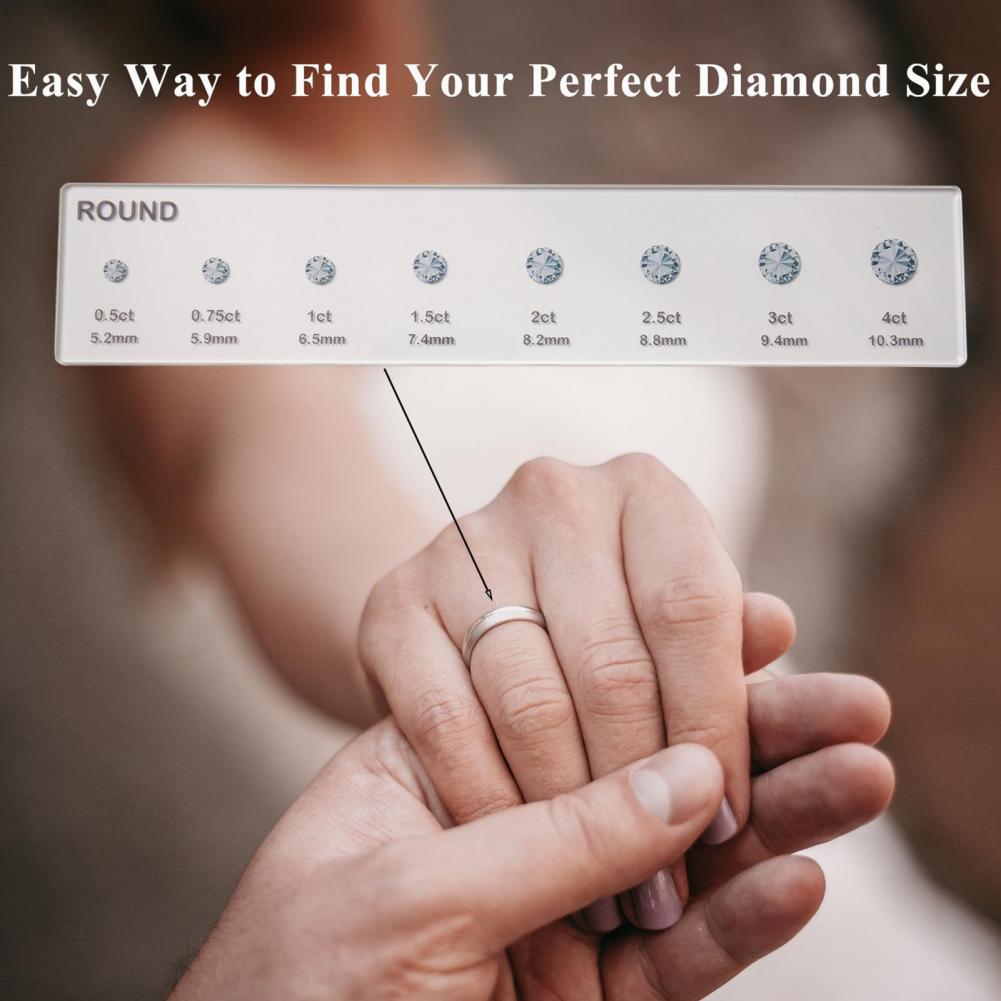 Rhinestone Size Ruler 3pcs Rhi - Ruler Set Transparent ulasan dan harga