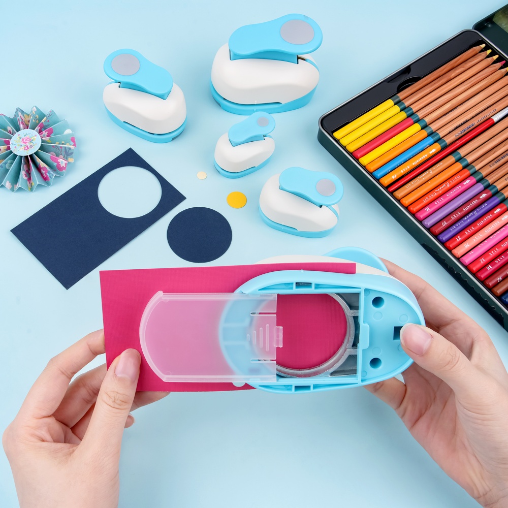 Circle Paper Cutter for Crafts - Paper Punch 3 Hole ulasan dan harga