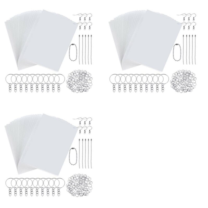 3 Set Shrinky Art Paper Heat S - Paper Punch 3 Hole ulasan dan harga