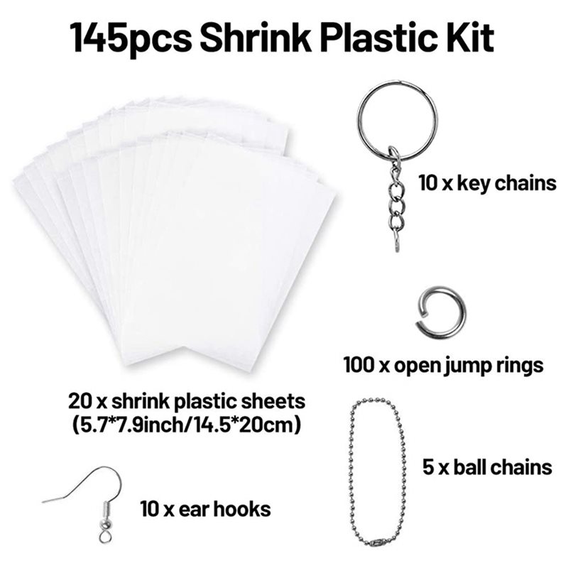 3 Set Shrinky Art Paper Heat S - Paper Punch 3 Hole ulasan dan harga
