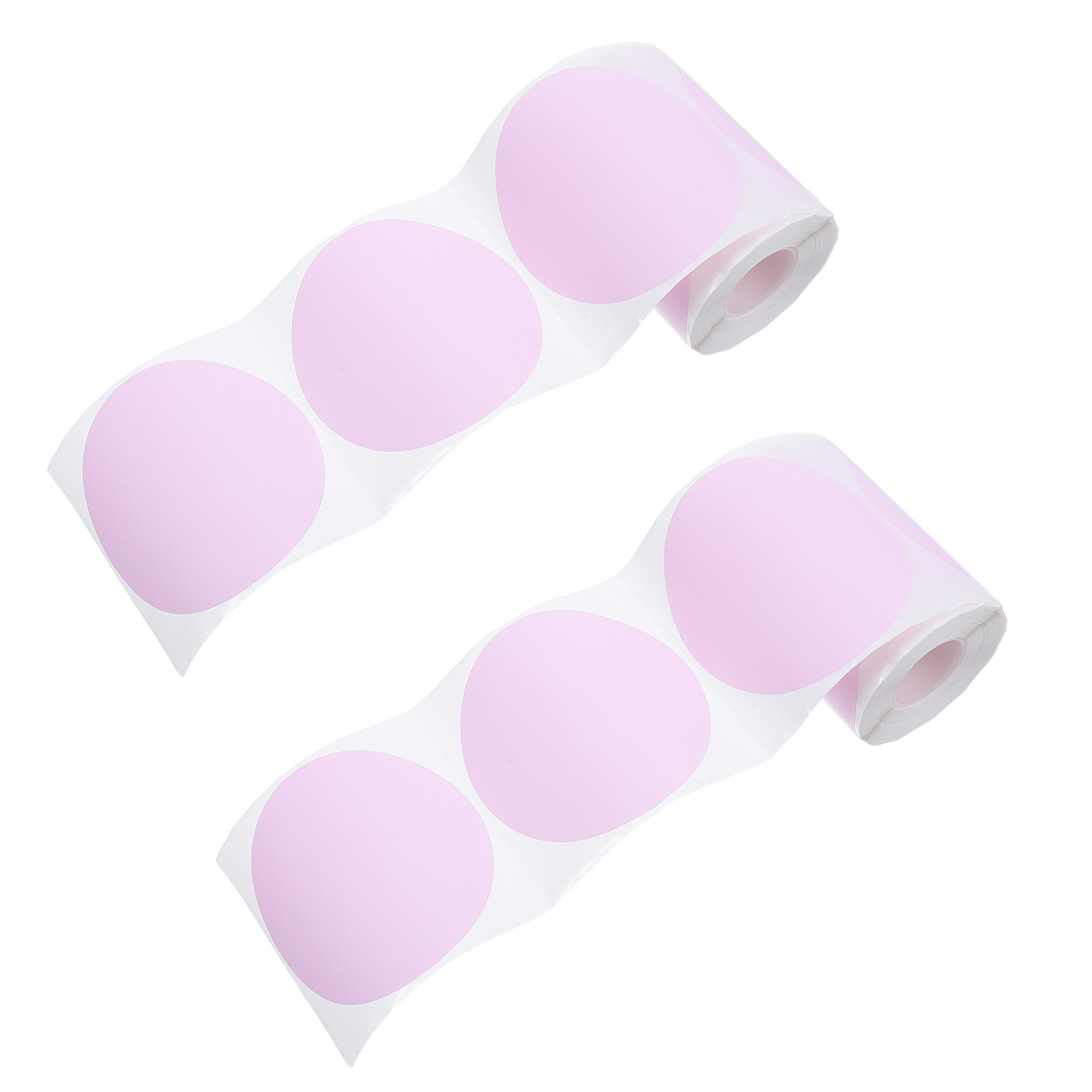 2 Rolls Round Thermal Labels W - Sticker Label Roll ulasan dan harga