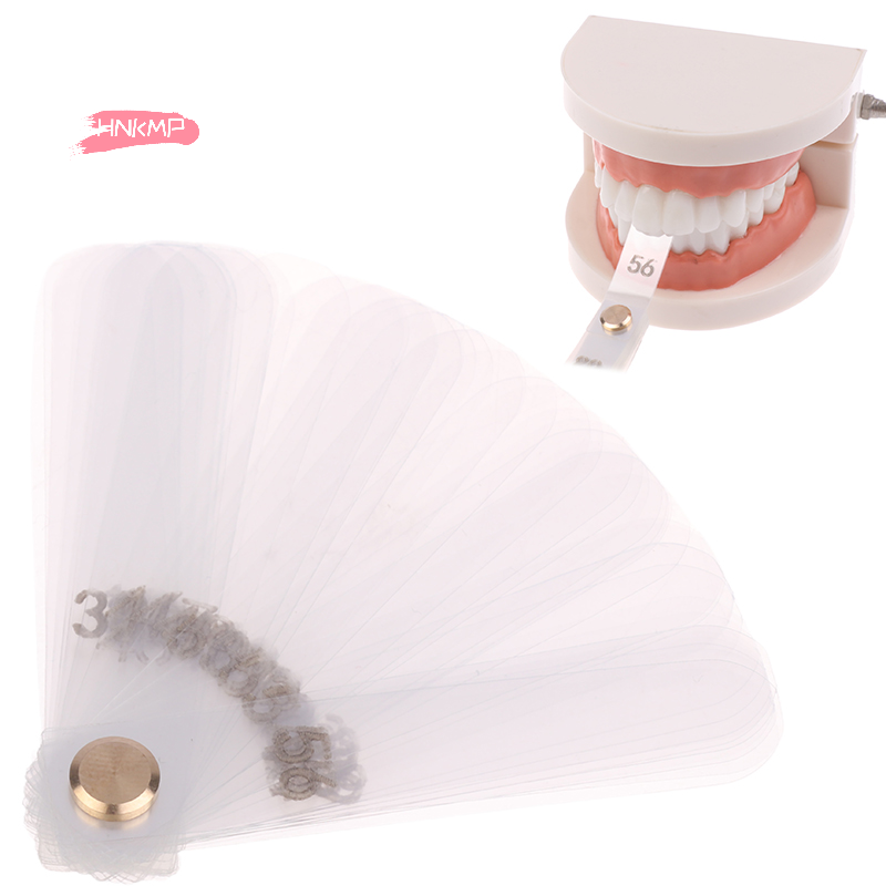 56Pcs Dental Interproximal Red - Ruler Set Transparent ulasan dan harga