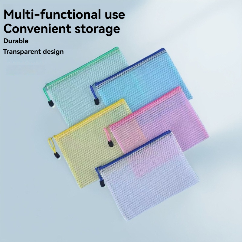 5PCS Stationery Storage Folder - Portfolio Folder Zip ulasan dan harga