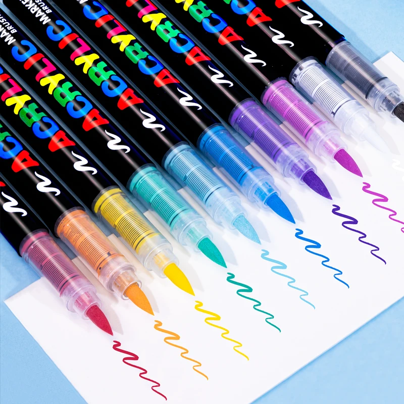 3Pcs Acrylic White Marker Brus - Copic Marker Classic ulasan dan harga