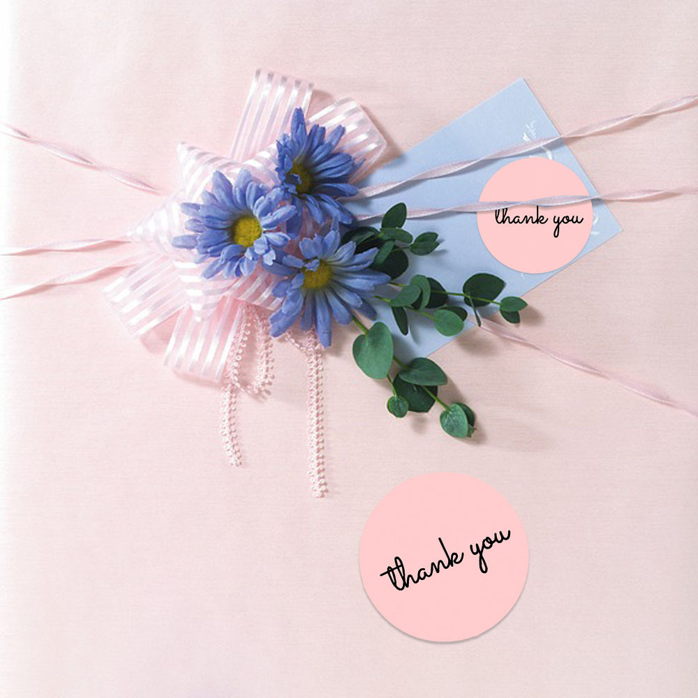 500 Thank You Stickers Roll 25 - Sticker Label Roll ulasan dan harga