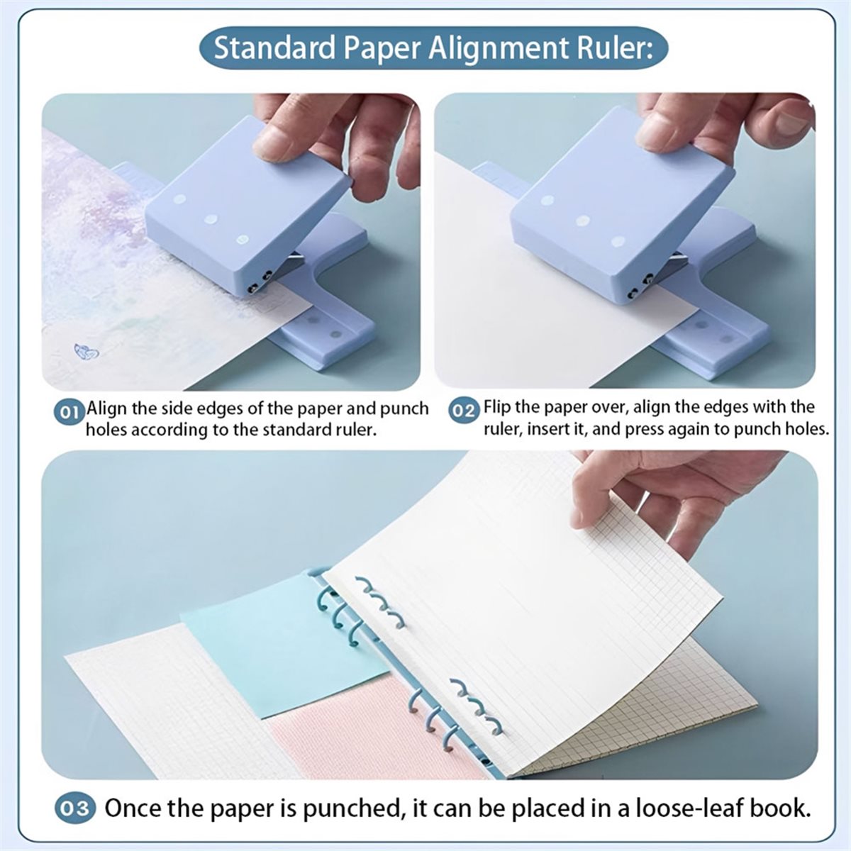【New User-Coupon!】3-Hole Punch - Paper Punch 3 Hole ulasan dan harga
