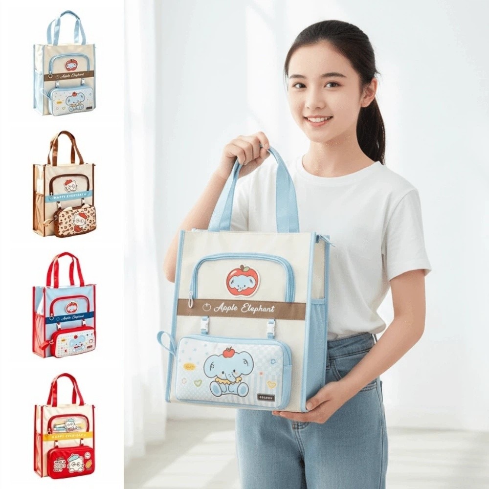 Kawaii Cute Animals Tote Schoo - Pencil Case Large ulasan dan harga
