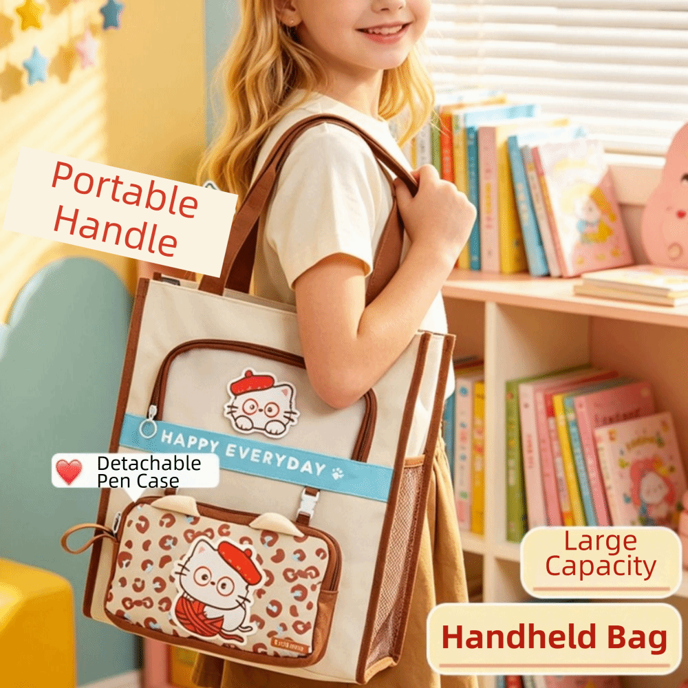 Kawaii Cute Animals Tote Schoo - Pencil Case Large ulasan dan harga