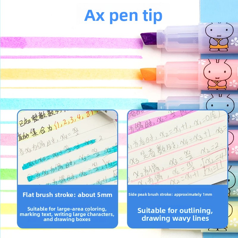 M&G Highlighter Marker Angled  - Highlighter Set Pastel ulasan dan harga