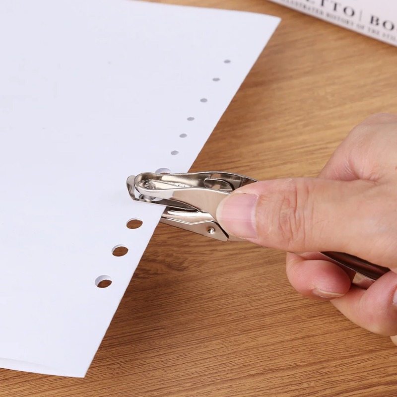 3/6mm Hole Puncher Portable Si - Paper Punch 3 Hole ulasan dan harga