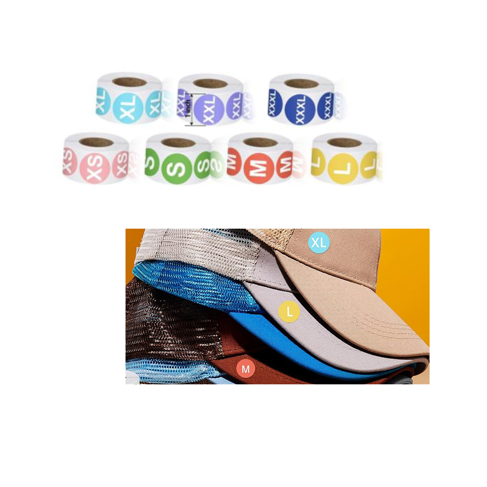 7 Roll 500Pcs Sticker Label Ho - Sticker Label Roll ulasan dan harga