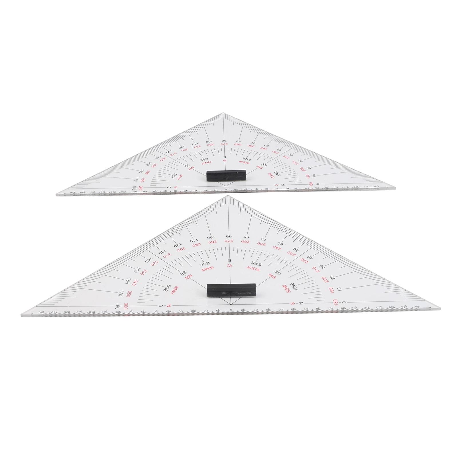 Transparent 30cm Marine Drawin - Ruler Set Transparent ulasan dan harga